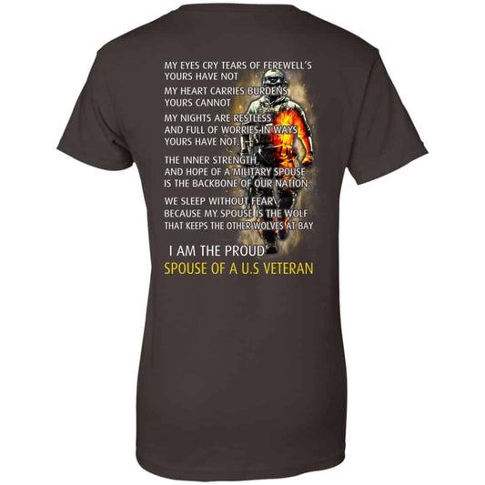 I Am The Proud Spouse Of A U.S Veteran T-Shirts, Hoodie, Tank