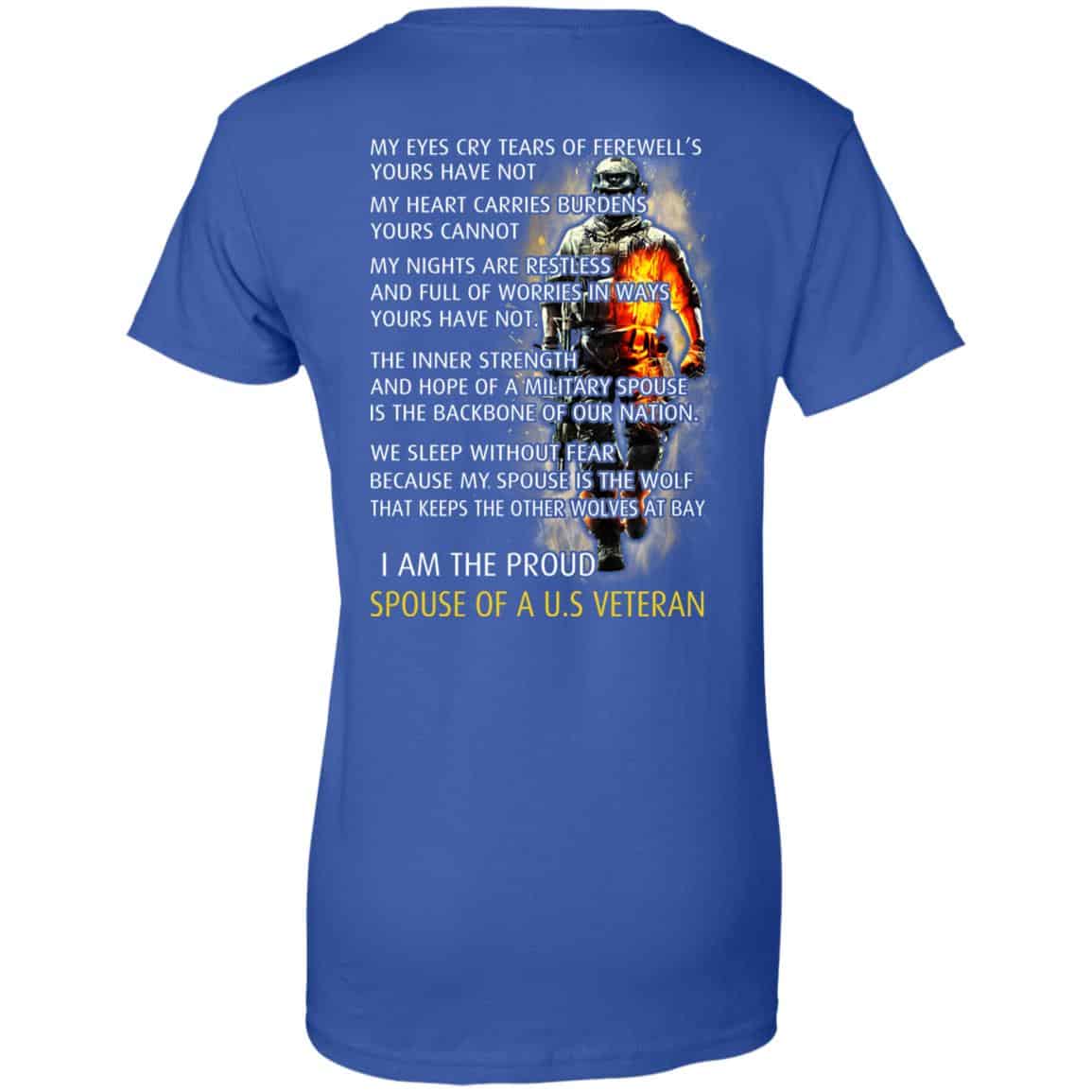 I Am The Proud Spouse Of A U.S Veteran T-Shirts, Hoodie, Tank