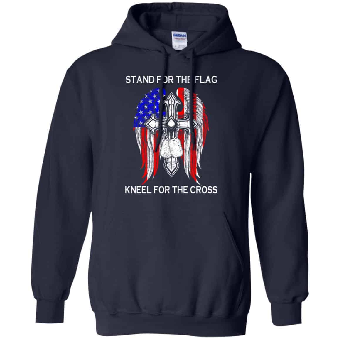 Veteran: Stand For The Flag Kneels For The Cross T-Shirts, Hoodie, Tank