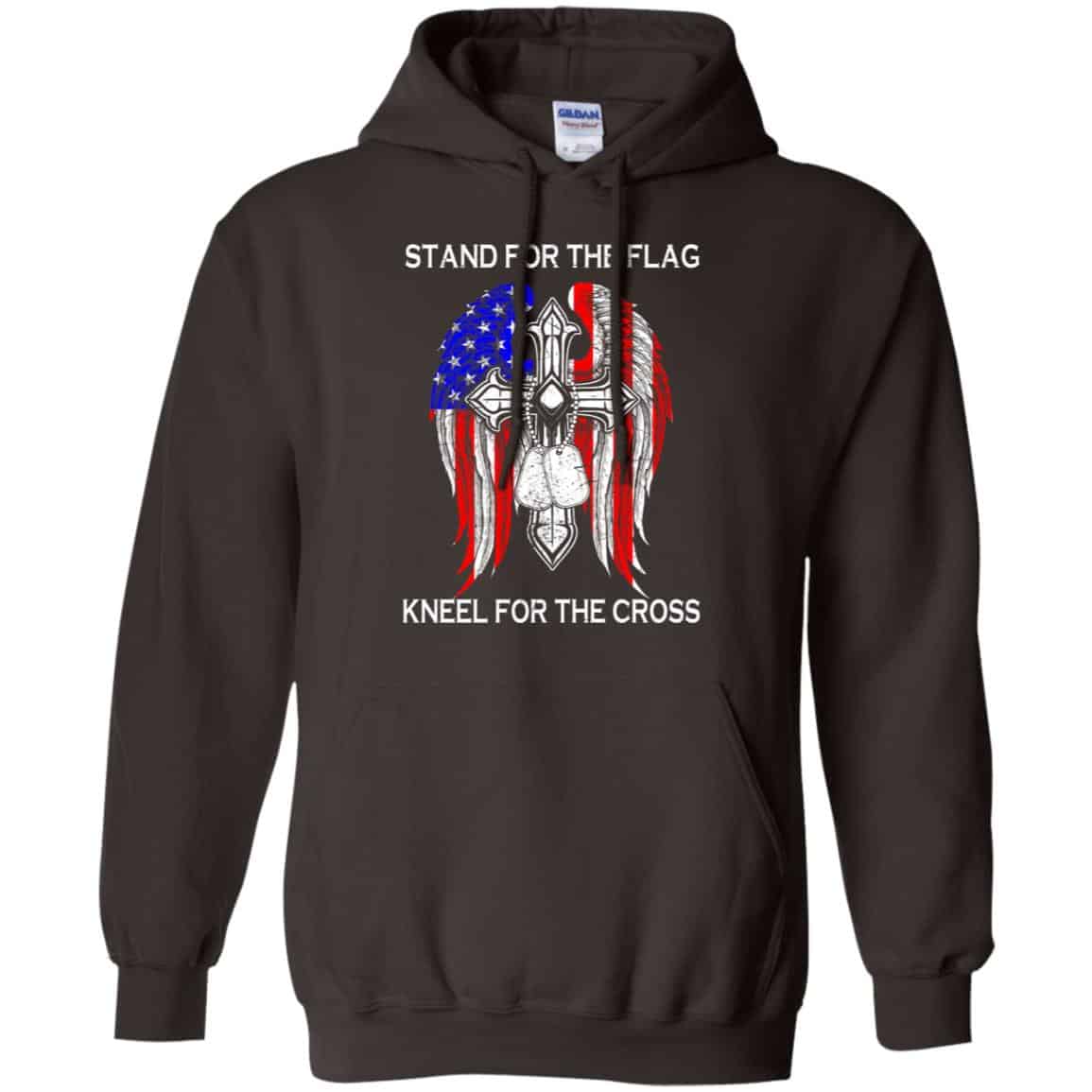 Veteran: Stand For The Flag Kneels For The Cross T-Shirts, Hoodie, Tank
