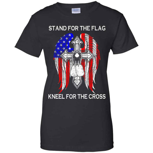 
	Veteran: Stand For The Flag Kneels For The Cross T-Shirts, Hoodie, Tank