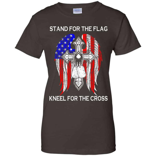Veteran: Stand For The Flag Kneels For The Cross T-Shirts, Hoodie, Tank