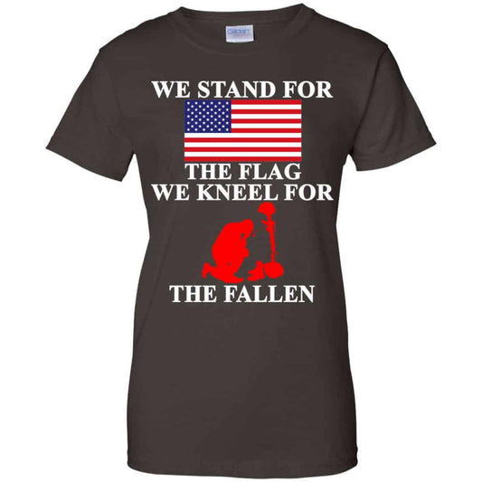 Veteran: We Stand For The Flag We Kneels For The Fallen T-Shirts, Hoodie, Tank