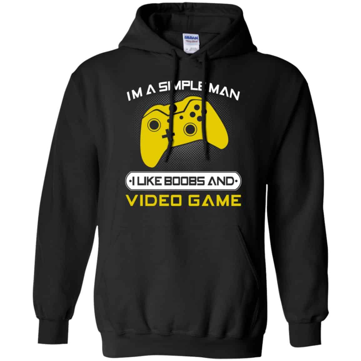 I’m A Simple Man I Like Boobs And Video Game T-Shirts, Hoodie, Tank