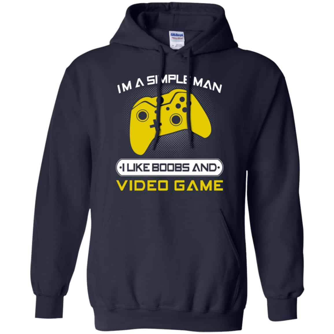 I’m A Simple Man I Like Boobs And Video Game T-Shirts, Hoodie, Tank