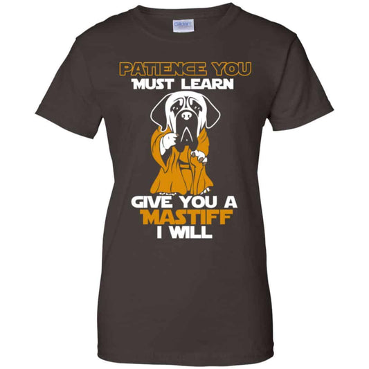 Patience You Must Learn Give You A Mastiff I Will Star Wars Shirt, Hoodie, Tank