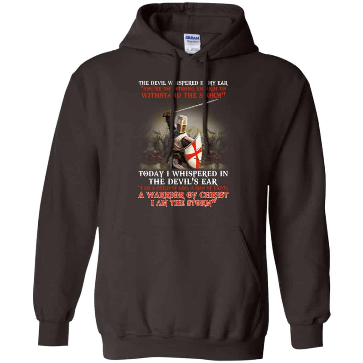 Knight Templar I Am A Child Of God A Warrior Of Christ I Am The Storm T-Shirts, Hoodie, Tank