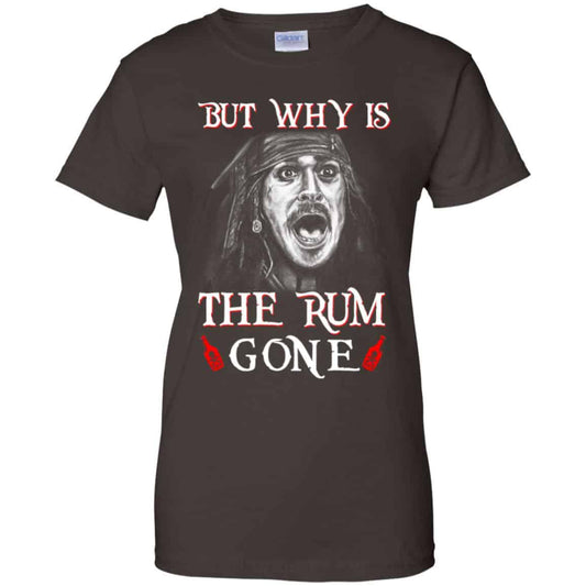 But Why Is The Rum Gone Captain Jack Sparrow Shirt, Hoodie, Tank