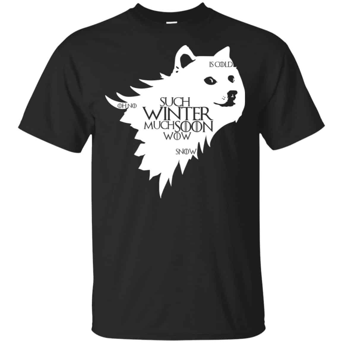 Game Of Thrones: Doge Such Winter Much Soon Wow T-Shirts, Hoodie, Tank
