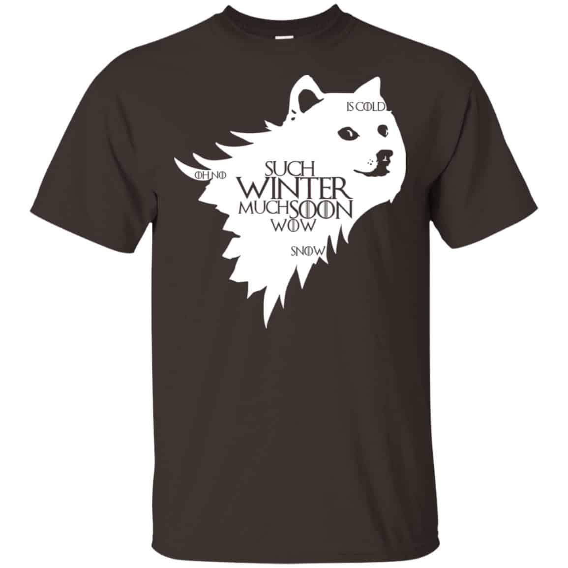 Game Of Thrones: Doge Such Winter Much Soon Wow T-Shirts, Hoodie, Tank