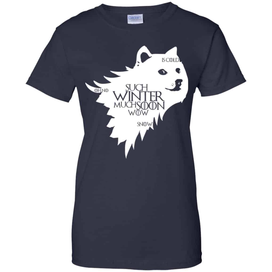 Game Of Thrones: Doge Such Winter Much Soon Wow T-Shirts, Hoodie, Tank