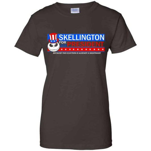 Skellington For President 2016 Because This Election Is Already A Nightmare Shirt, Hoodie, Tank