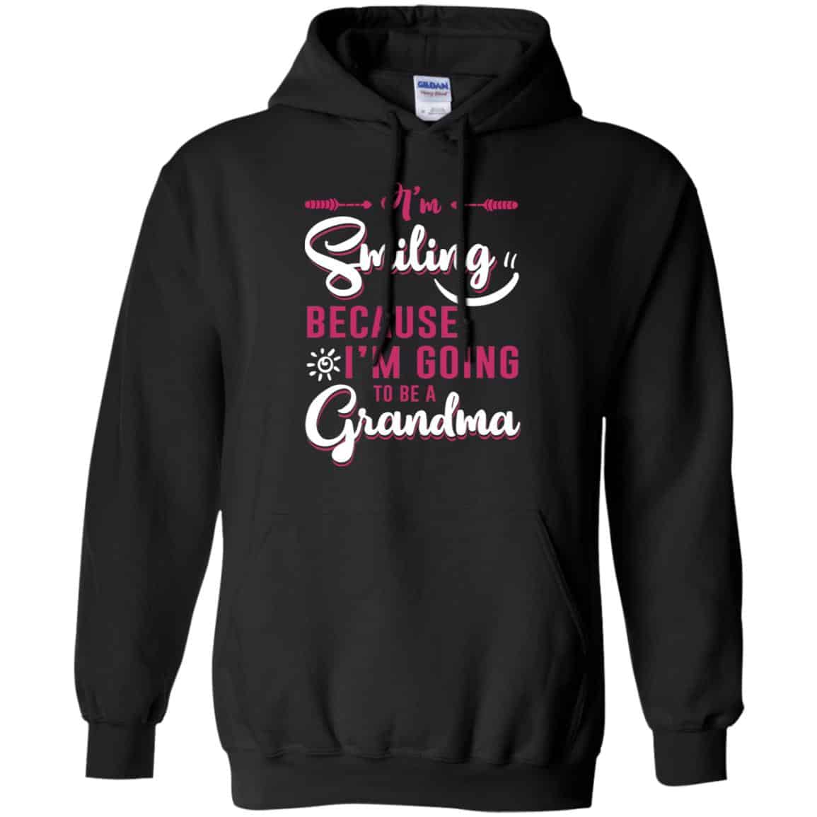 I’m Smiling Because I’m Going To Be A Grandma T-Shirts, Hoodie, Tank