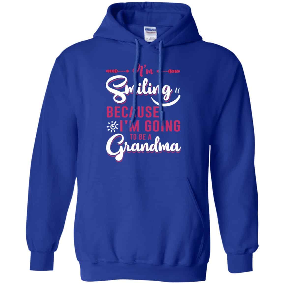I’m Smiling Because I’m Going To Be A Grandma T-Shirts, Hoodie, Tank