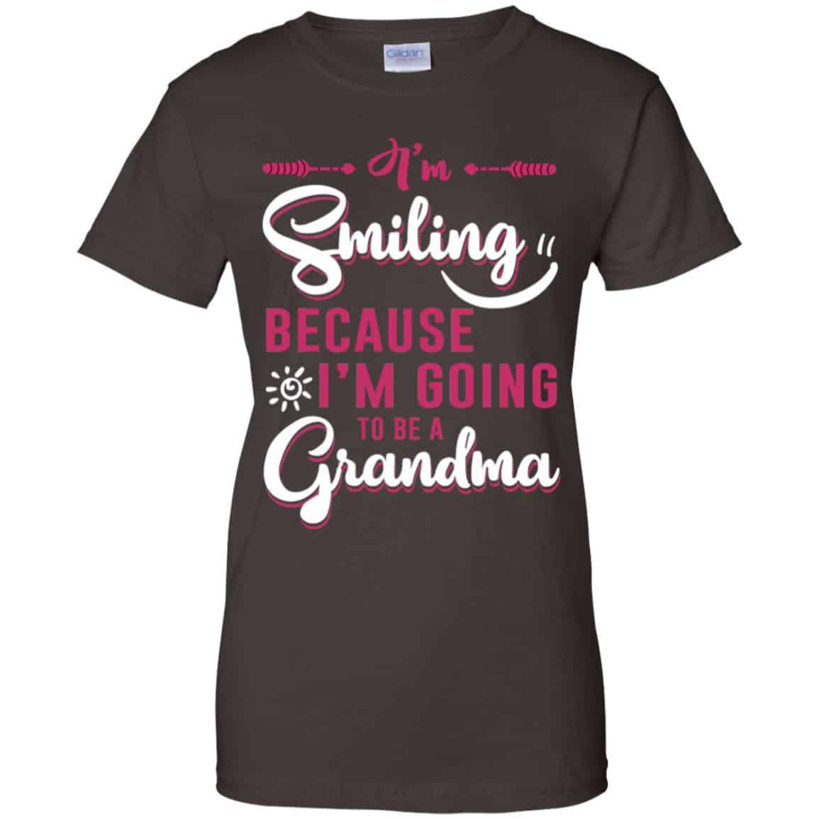 I’m Smiling Because I’m Going To Be A Grandma T-Shirts, Hoodie, Tank