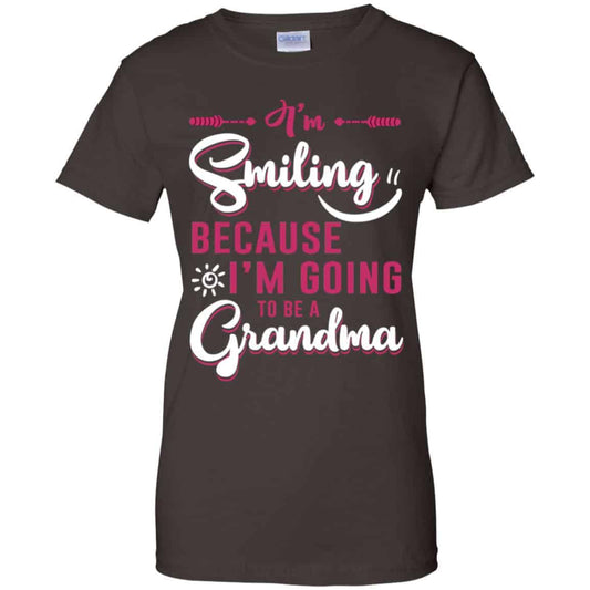 I’m Smiling Because I’m Going To Be A Grandma T-Shirts, Hoodie, Tank