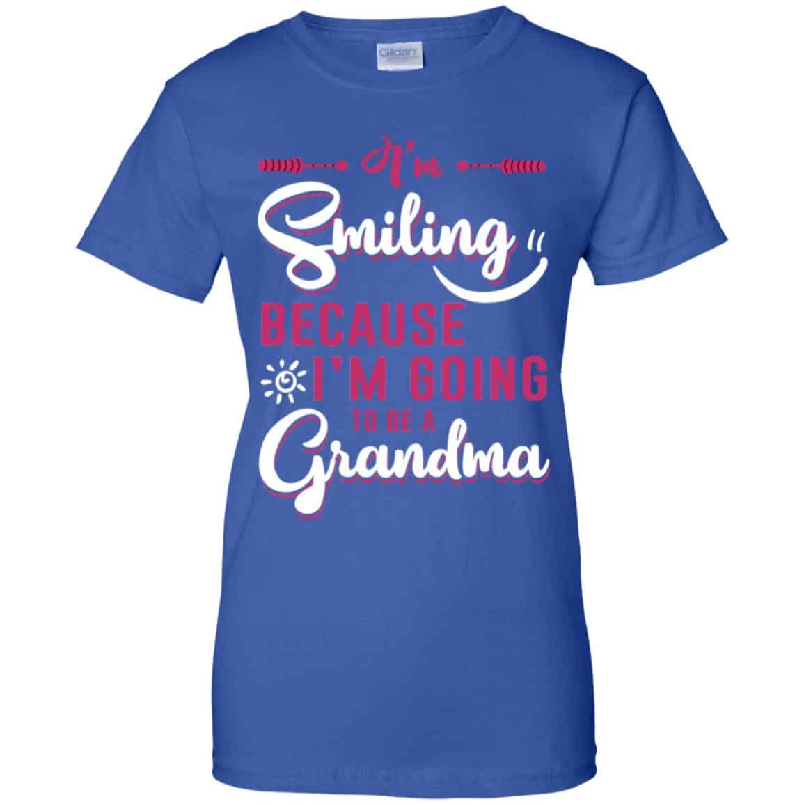 I’m Smiling Because I’m Going To Be A Grandma T-Shirts, Hoodie, Tank
