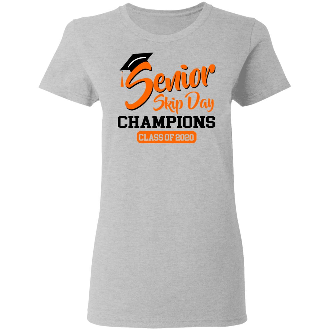 Senior Skip Day Champions Class Of 2020 Shirt, Hoodie, Tank