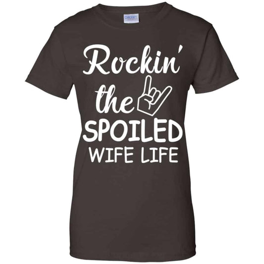 Rockin’ The Spoiled Wife Life Shirt, Hoodie, Tank