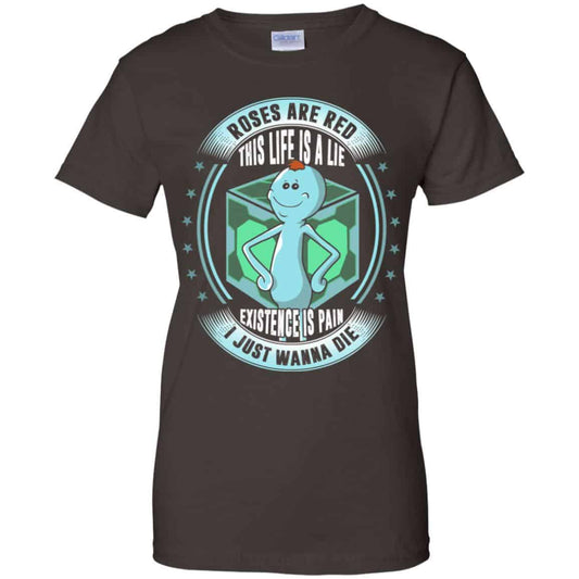 Roses Are Red This Life Is A Lie – Mr Meeseeks Shirt, Hoodie, Tank