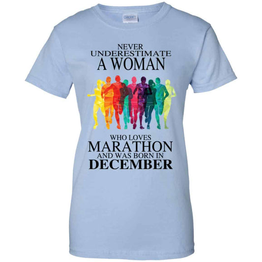 
	A Woman Who Loves Marathon And Was Born In December T-Shirts, Hoodie, Tank