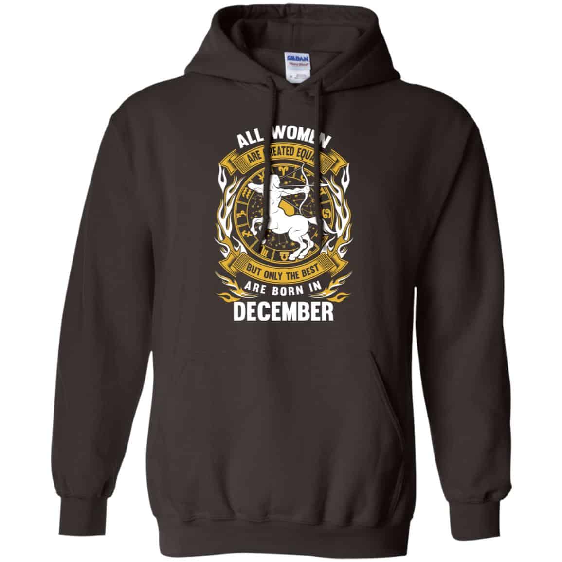 All Women Are Created Equal But Only The Best Are Born In December Shirt, Hoodie, Tank