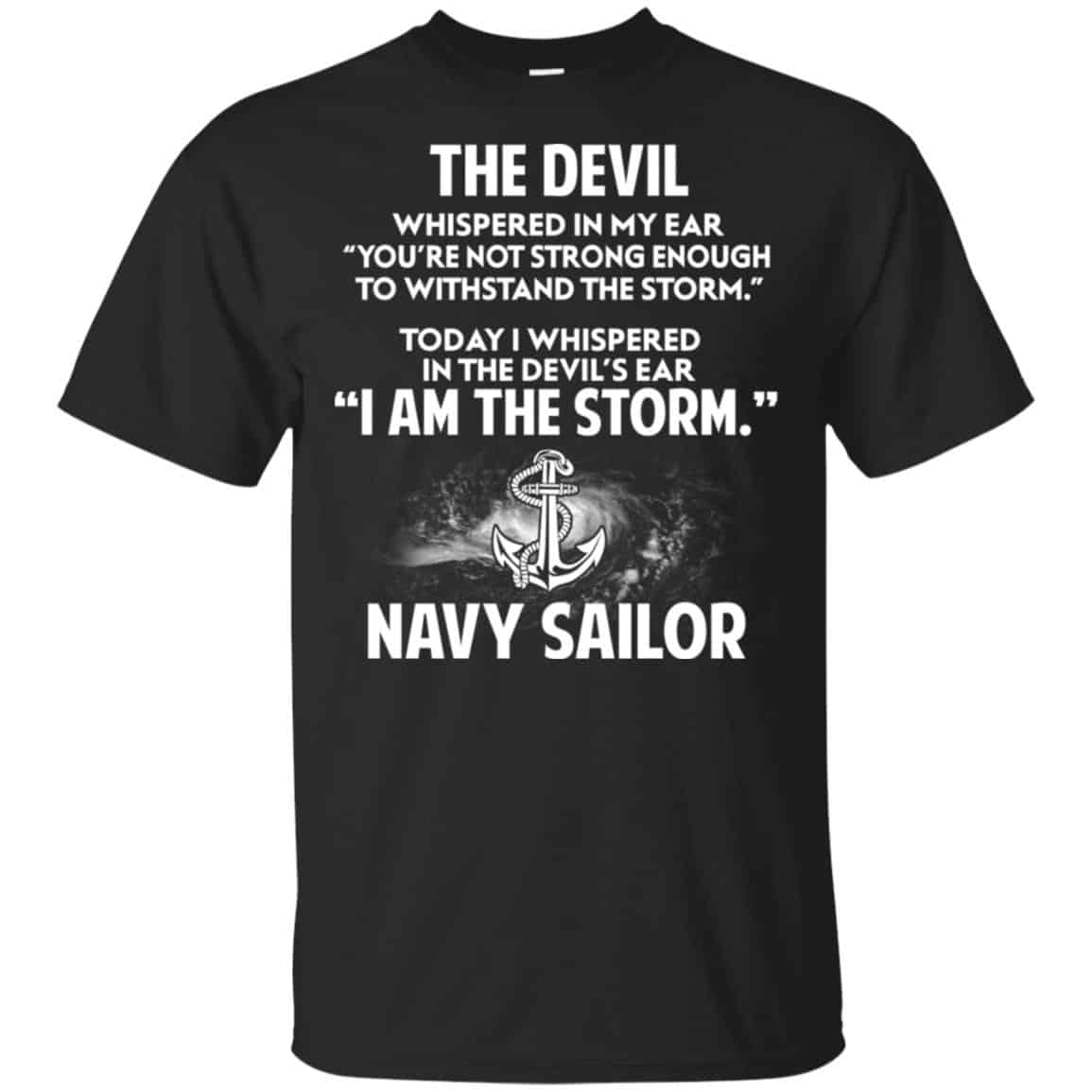 I Am The Fecking Storm The Storm Navy Sailor Shirt, Hoodie, Tank