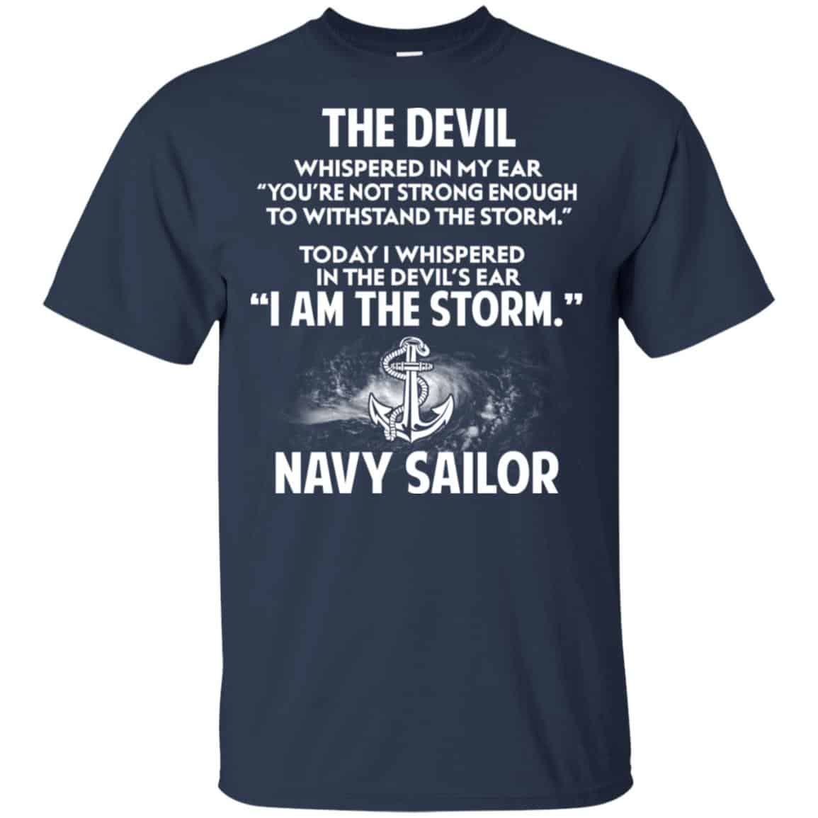 I Am The Fecking Storm The Storm Navy Sailor Shirt, Hoodie, Tank