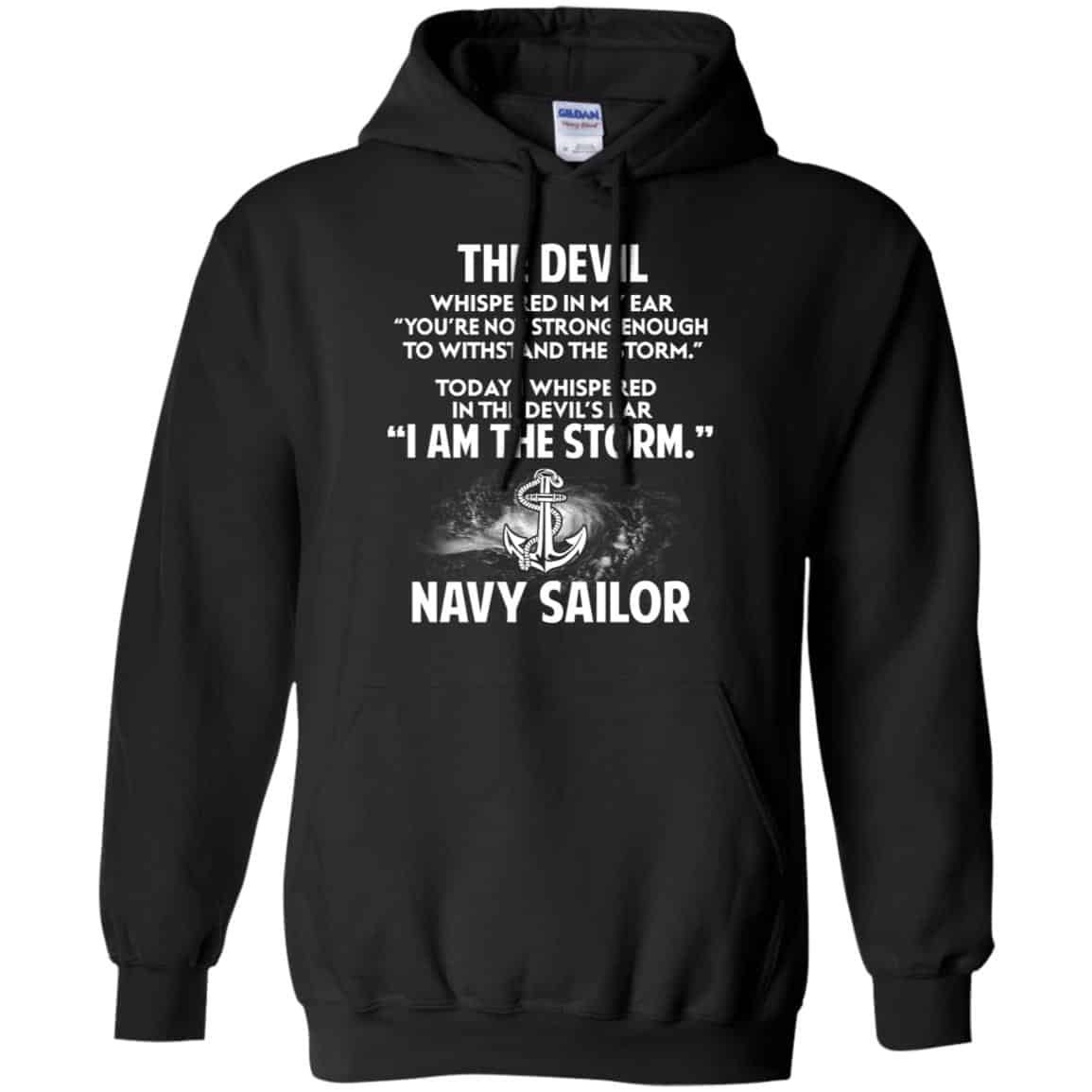 I Am The Fecking Storm The Storm Navy Sailor Shirt, Hoodie, Tank