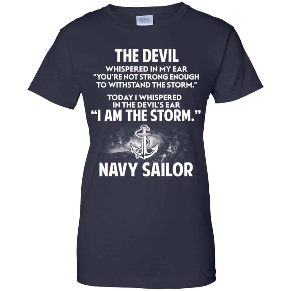 I Am The Fecking Storm The Storm Navy Sailor Shirt, Hoodie, Tank