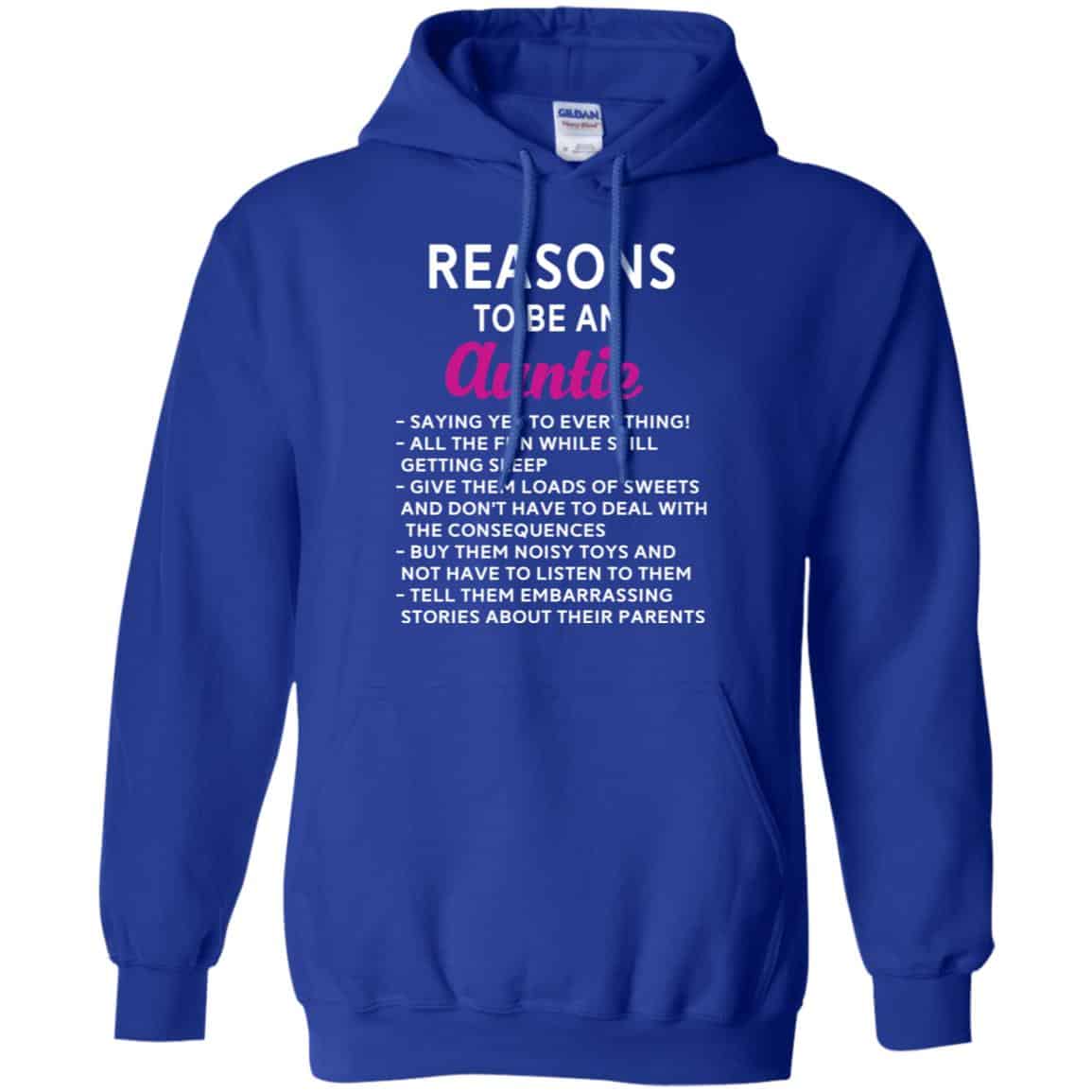 Reasons To Be A Auntie Shirt, Hoodie, Tank