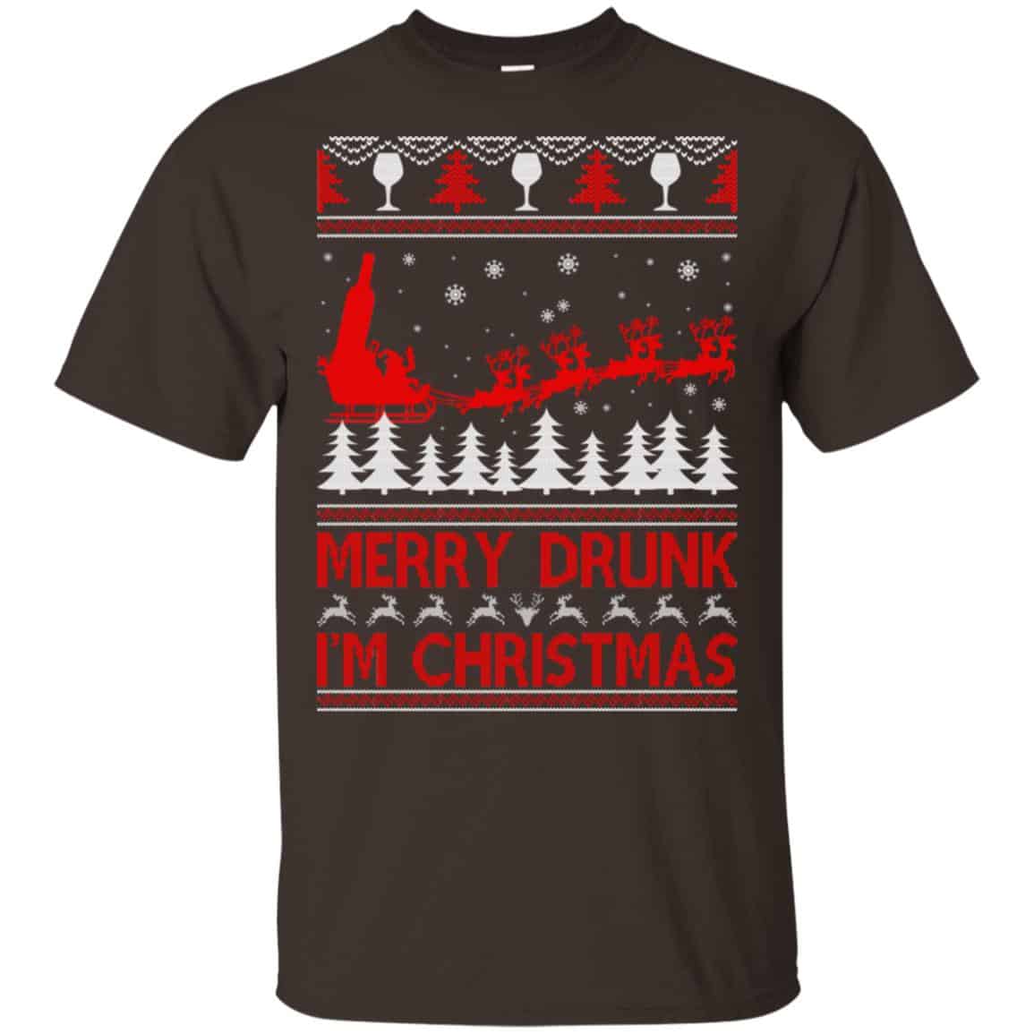 Merry Drunk I’m Christmas Sweater, T-Shirts, Hoodie