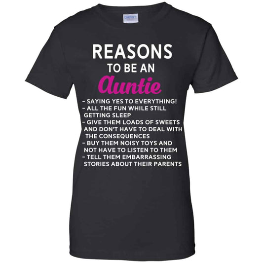
	Reasons To Be A Auntie Shirt, Hoodie, Tank