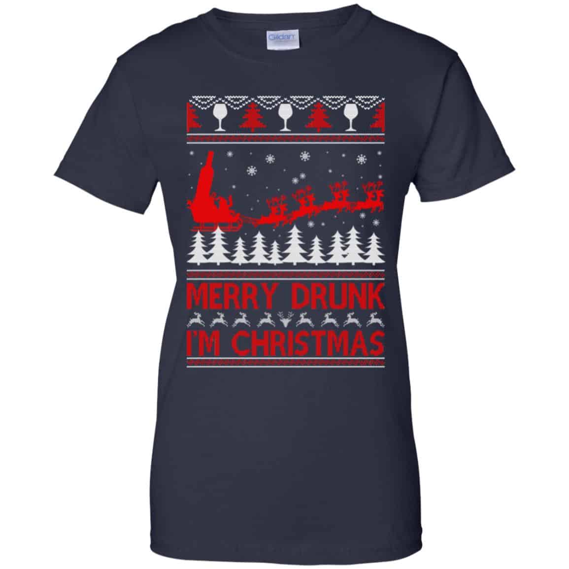 Merry Drunk I’m Christmas Sweater, T-Shirts, Hoodie