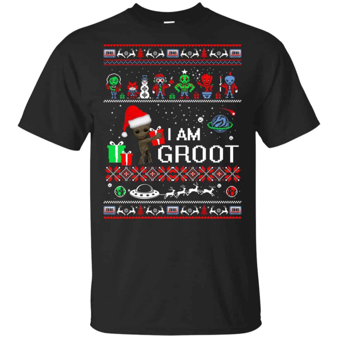 Guardians Of The Galaxy: I Am Groot Christmas T-Shirts, Hoodie, Tank