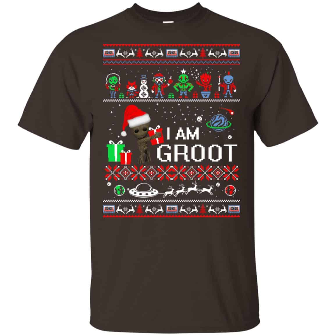 Guardians Of The Galaxy: I Am Groot Christmas T-Shirts, Hoodie, Tank