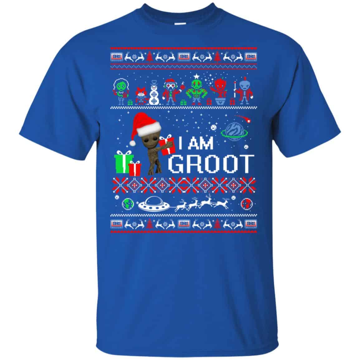 Guardians Of The Galaxy: I Am Groot Christmas T-Shirts, Hoodie, Tank