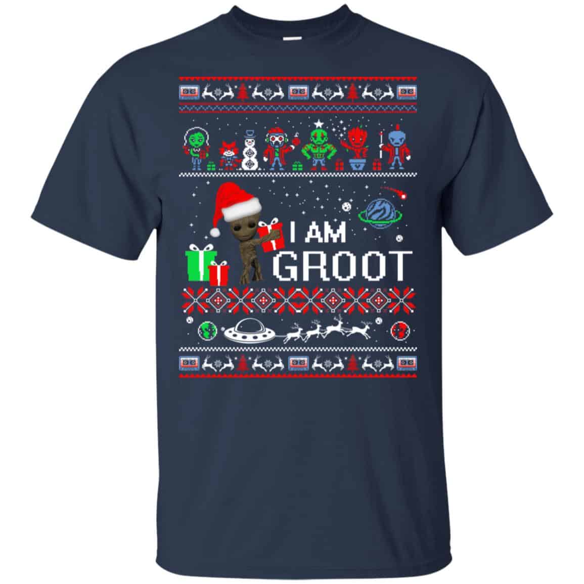 Guardians Of The Galaxy: I Am Groot Christmas T-Shirts, Hoodie, Tank