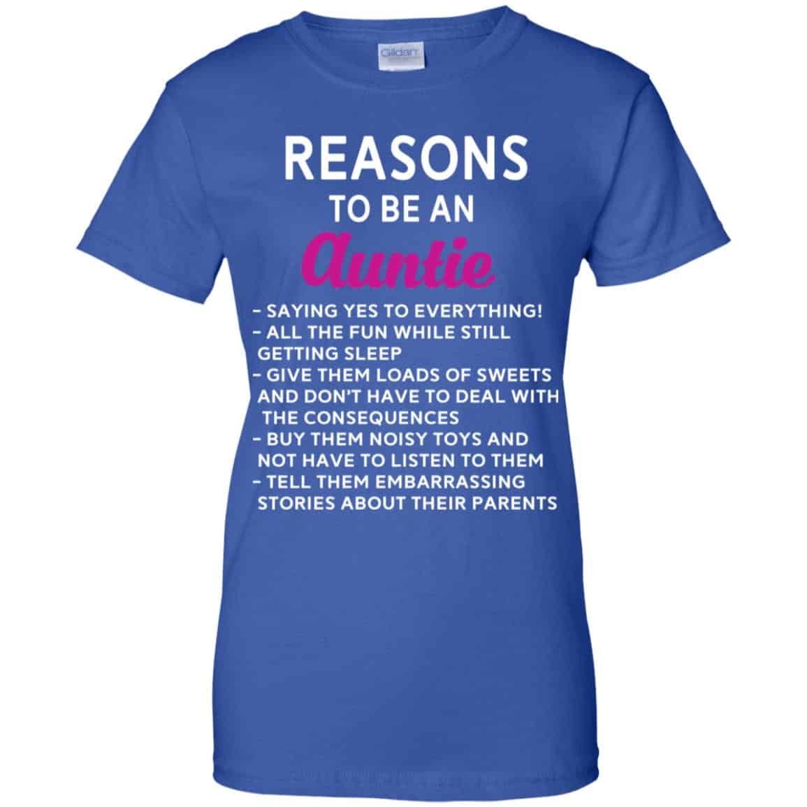 Reasons To Be A Auntie Shirt, Hoodie, Tank