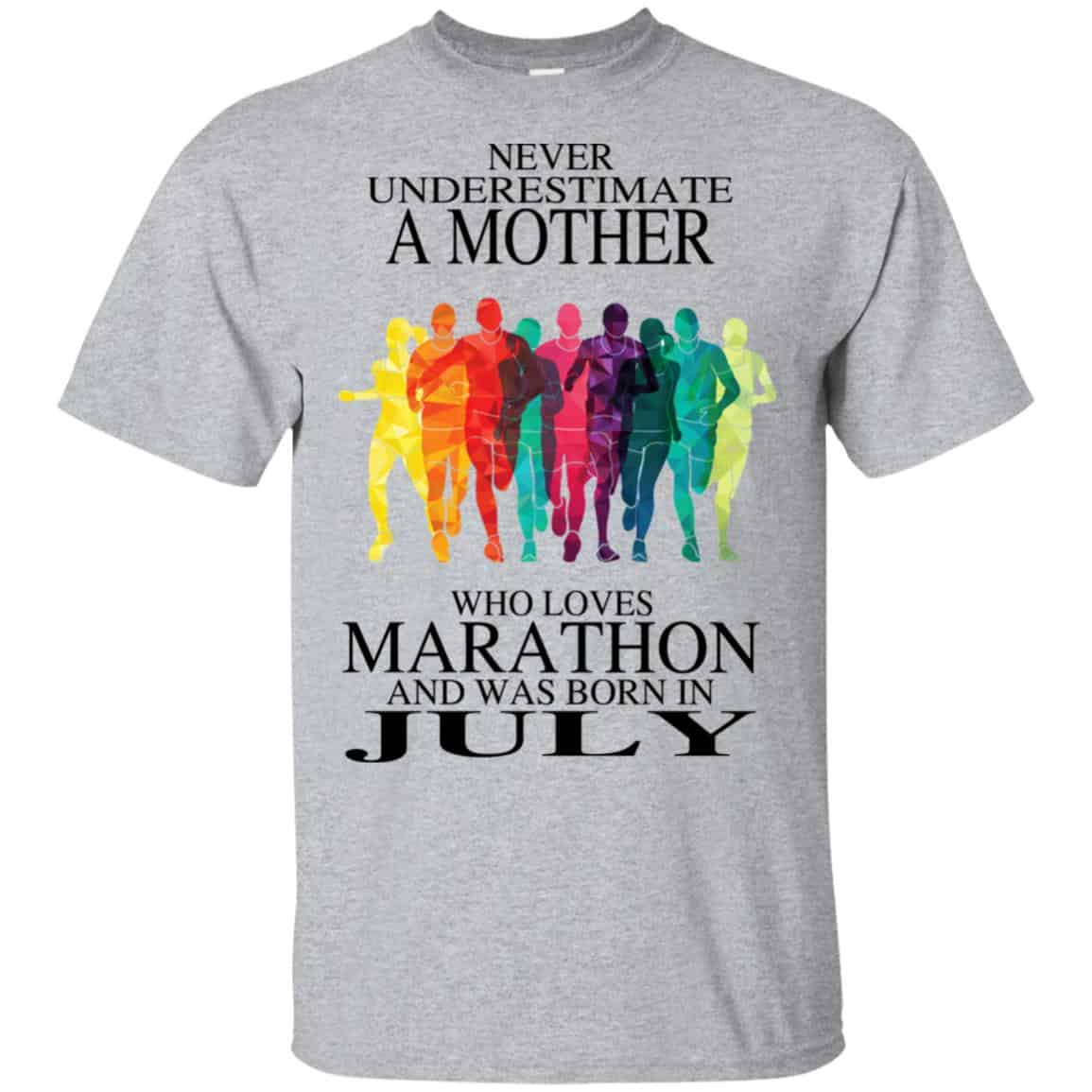 A Mother Who Loves Marathon And Was Born In July T-Shirts, Hoodie, Tank