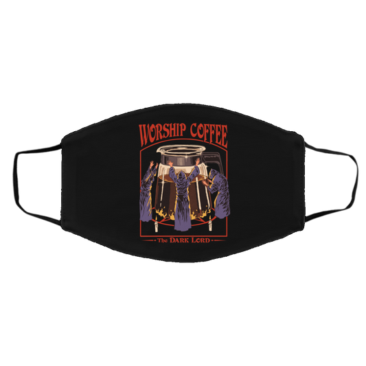 Worship Coffee The Dark Lord Face Mask
