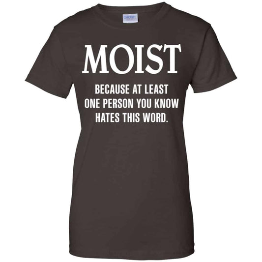 Moist Because At Least One Person You Know Hates This Word Shirt, Hoodie, Tank