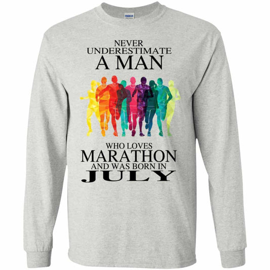 A Man Who Loves Marathon And Was Born In July T-Shirts, Hoodie, Tank