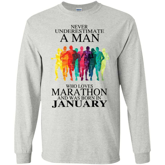 
	A Man Who Loves Marathon And Was Born In January T-Shirts, Hoodie, Tank