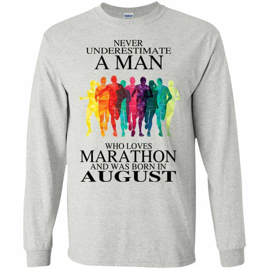 
	A Man Who Loves Marathon And Was Born In August T-Shirts, Hoodie, Tank