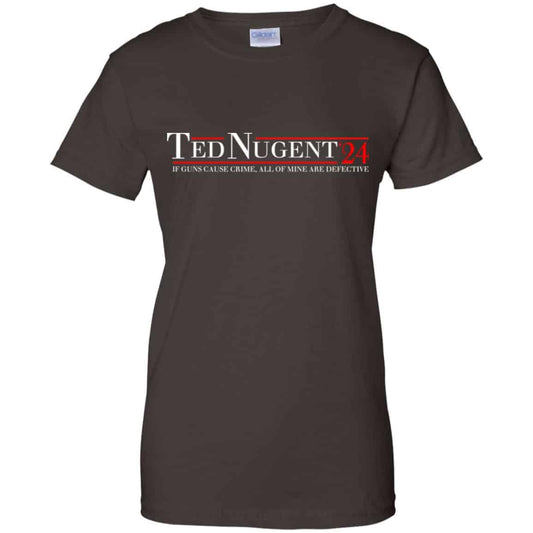 Ted Nugent 2024 If Guns Cause Crime, All Of Mine Are Defective T-Shirts, Hoodie, Tank