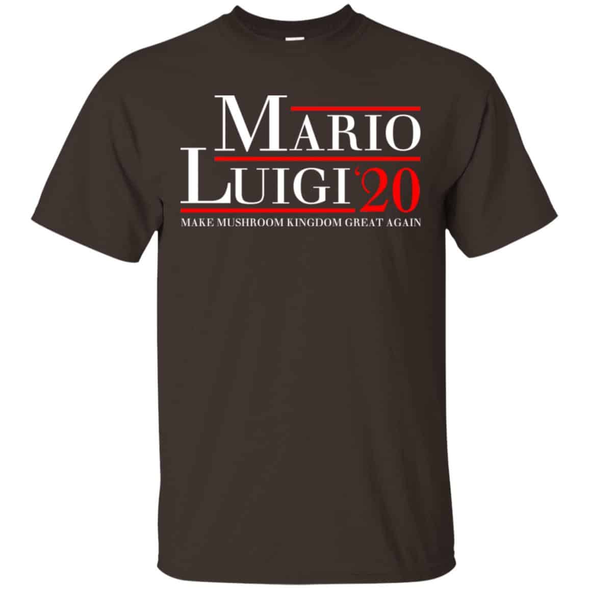 Mario Luigi 2020 Make Mushroom Kingdom Great Again T-Shirts, Hoodie, Tank