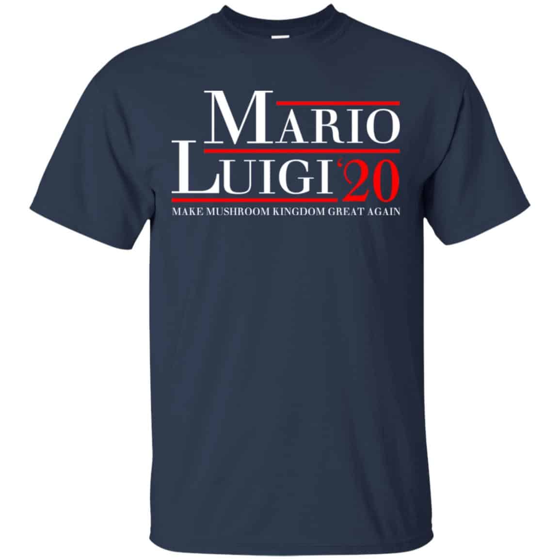 Mario Luigi 2020 Make Mushroom Kingdom Great Again T-Shirts, Hoodie, Tank