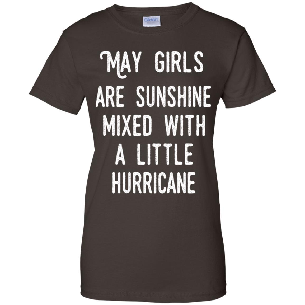 May Girls Are Sunshine Mixed With A Little Hurricane T-Shirts, Hoodie, Tank