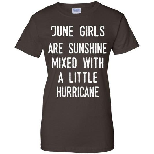 June Girls Are Sunshine Mixed With A Little Hurricane T-Shirts, Hoodie, Tank
